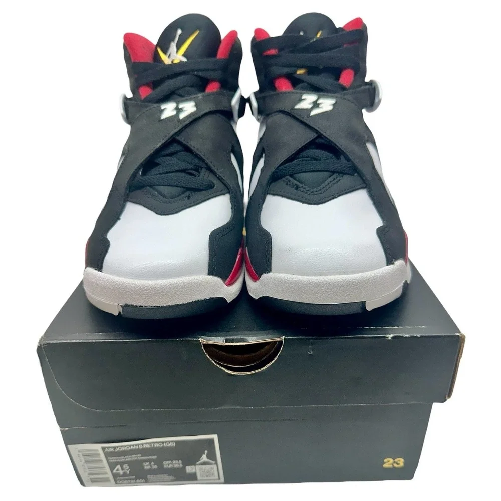 Air Jordan 8 Retro GS‎ Paprika Sneakers DO8731 601 / US 4.5 Y  w/ Box